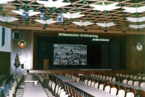 37. Rheinischer Schützentag in Montabaur 1988 - Festhalle
