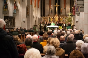 Hubertusmesse in der Pfarrkirche St. Peter in Ketten, Montabaur im Januar 2020